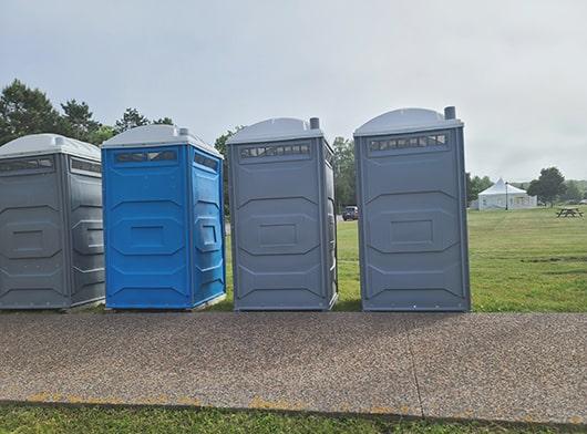 our team routinely cleans and maintains the special event restrooms throughout the duration of your event to ensure they're always in pristine condition