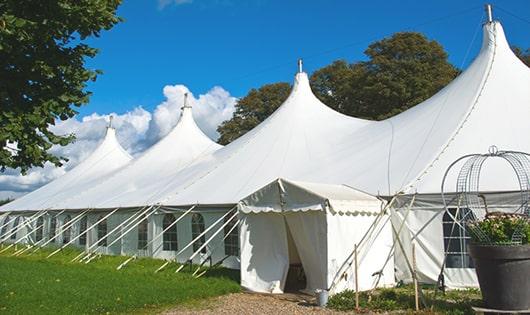 sleek white portable toilets for events, providing a reliable and functional option for those in need in Sperry